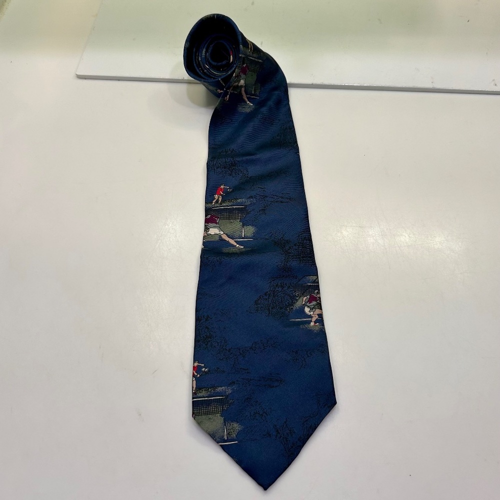 Men's Samuel & Sons 100% Silk Tennis Match Necktie Made in the USA